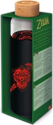 Sklenená fľaša s návlekom 585 ml Zelda
