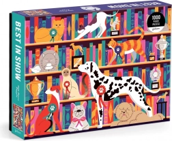 Puzzle Mazlíčci na výstave 1000 dielikov