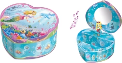 Srdcová šperkovnica s vílou od Pecoware s hracou skrinkou