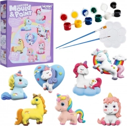 Woopie kreatívna sada sadrové odliatky a maľovanie – jednorožce
