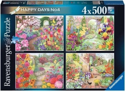 Ravensburger puzzle Nádherné záhrady 4×500 dielikov