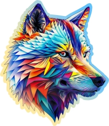 Drevené puzzle Nóbl vlk 250 dielikov WOODEN CITY