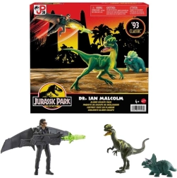 Jurassic World – sada figúrok Ian Malcolm s dinosauřími spoločníkmi a klzákom