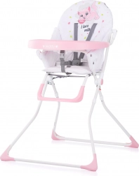 Jedálenská stolička Teddy od Chipolino – Blush