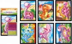 Mozaika Mini Dinosaur S Třpytivý 10x12 cm