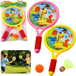 Detská badmintonová súprava so zvieratkami
