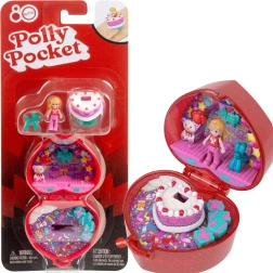 Polly Pocket výročný kompakt v tvare srdca k 80. výročiu Mattel