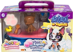 Sada Kúpeľňa Brudaski w Kąpieli – interaktívny psík Boston do vane