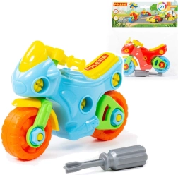 Skrutkovacia motorka pre deti s náradím