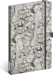 Notique linajkovaný notes Fortnite – Legends 13 × 21 cm