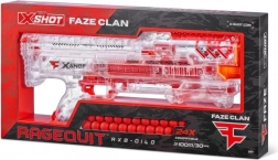 X-Shot FAZE CLAN Ragequit Round priehľadný blaster na penové guľôčky
