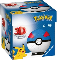Ravensburger 3D puzzle Pokémon Great Ball – 54 dielikov