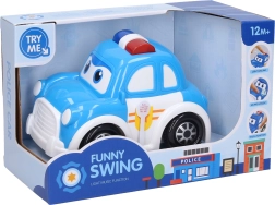 Policajné auto s efektmi 15 cm