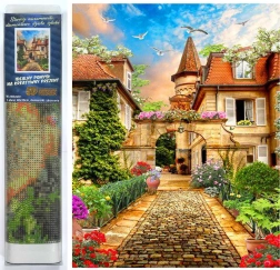 Diamantové maľovanie Staré mesto 30x40cm