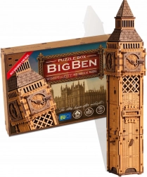 drevené 3D puzzle escape box Big Ben 269 dielikov – WOODEN CITY