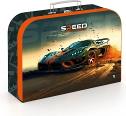 Detský lamino kufrík Auto 34 cm