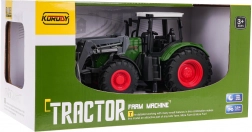 Zelený traktor s nakladačom 1:24