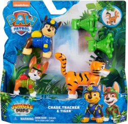 Figúrky Tlapkovej patroly: Jungle Patrol, Chase a Tracker