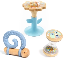 DJECO darčeková sada hrkálok a hryzátok pre bábätko