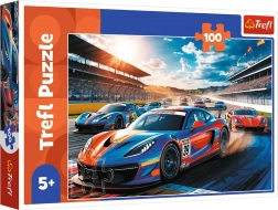 Puzzle 100 – rýchle pretekárske auto Trefl