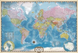 EUROGRAPHICS puzzle Mapa sveta 2000 dielikov