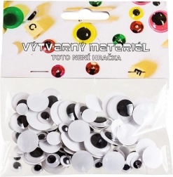 Oči s pohyblivou zrenicou pre tvorenie