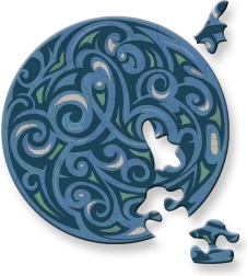Curiosi okrúhle puzzle Picoli Vietor 33 dielikov