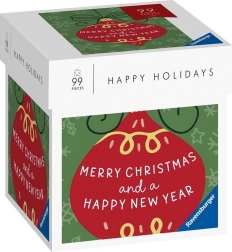 RAVENSBURGER Puzzle Happy Holidays: Veselé Vianoce a šťastný nový rok 99 dielikov