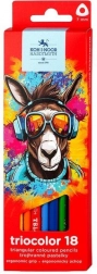 Trojhranné pastelky KOH-I-NOOR Triocolor 18 ks