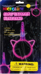Svietiaca čelenka jednorožec