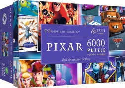 TREFL Puzzle Epická galéria Disney Pixar 6000 dielikov