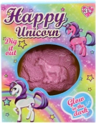 Vykopávacia sada jednorožec svietiaci v tme