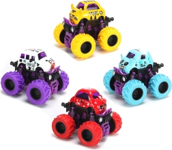 Kovové auto Bigfoot mini 9 cm na zotrvačník