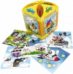 Pexeso v ozdobnej maxi krabičke – Otvor a hraj: KRTEK