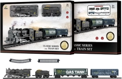 Vintage vlak – svetelné a zvukové efekty