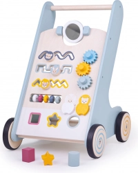 Drevené aktívne chodítko Bigjigs Baby Lesné zvieratká