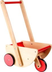 Drevený kočík a vozík pre bábiky small foot
