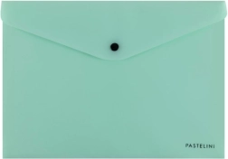 Púzdro s patentkou A4 Pastelini zelené