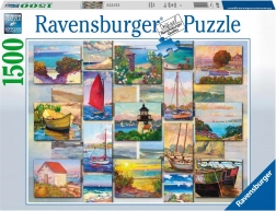Puzzle RAVENSBURGER COASTAL COLLAGE, 1500 dielikov