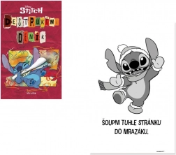 deštrukčný denník stitch vreckový 13 × 20 cm