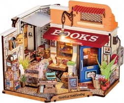 Rolife DIY 3D drevené puzzle Kníhkupectvo na rohu