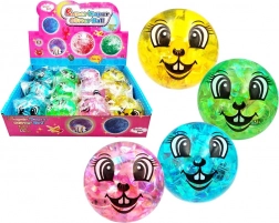 Skákacia loptička Zajko 6,5 cm