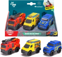 Záchranné vozidlo SOS Micro, 3 typy Mix