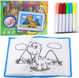 Magická maliarska tabuľa DIY s umývateľnými fixkami