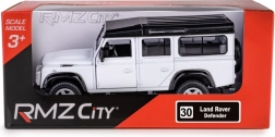 kovový model land rover defender 110 1:35 biely – rmz city