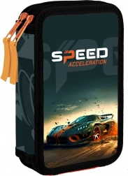 OXYBAG školský dvojposchodový peračník Auto