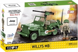 Stavebnica Jeep Willys MB 132 dielov