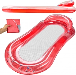 Nafukovacia matrac s opierkou a sieťkou na vodu červená Bestway