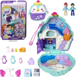 Polly Pocket Kompaktný Ľadový Domček s Tučniakmi