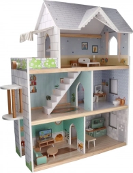 Veľký drevený domček pre bábiky